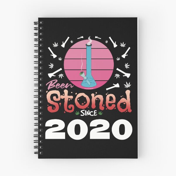Item preview, Been stoned since 2020 (Pink retro vintage sunset with bong) designed and sold by YomeHayin.