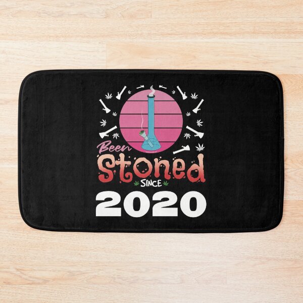 Item preview, Been stoned since 2020 (Pink retro vintage sunset with bong) designed and sold by YomeHayin.