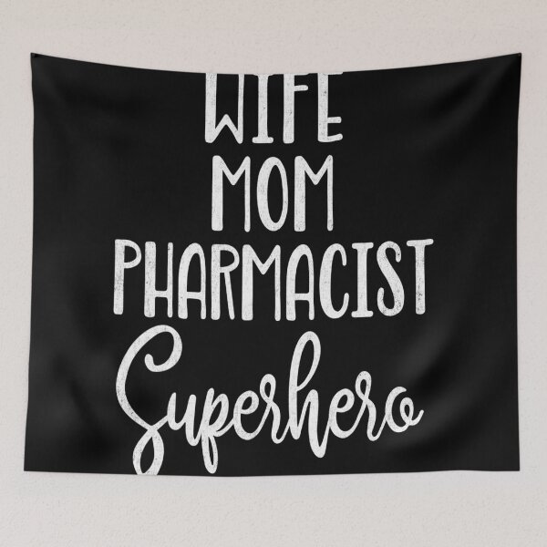 Item preview, Wife Mom Pharmacist Superhero- For Pharmacy lovers designed and sold by TeesLina.