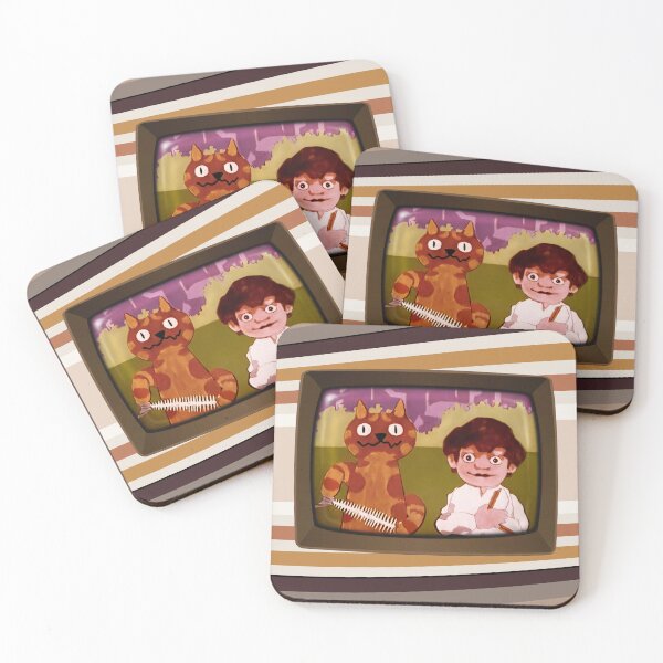 Item preview, Charley Says... Charley the Cat Public Information Films (on the TV set) - Vintage Seventies Retro  designed and sold by RetroTeeStudio.