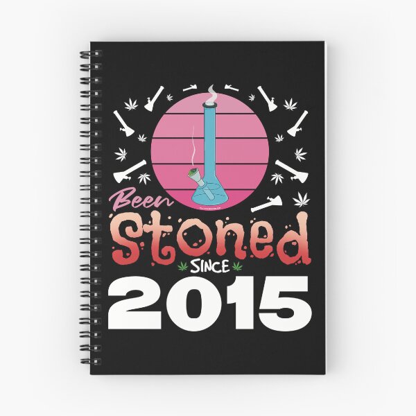 Item preview, Been stoned since 2015 (Pink retro vintage sunset with bong) designed and sold by YomeHayin.