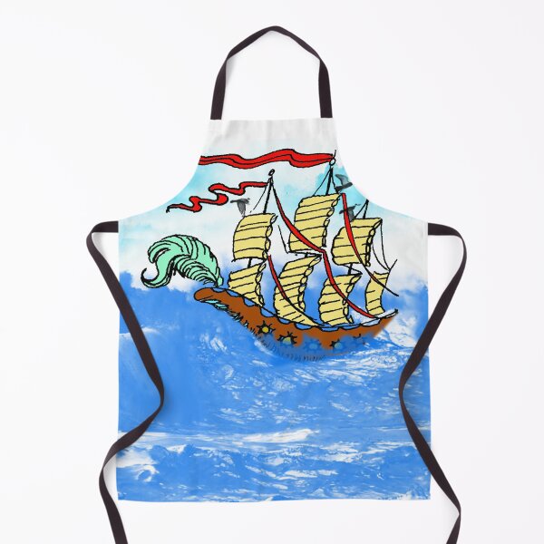 Item preview, the ship fighting the sea waives designed and sold by Bigrow.