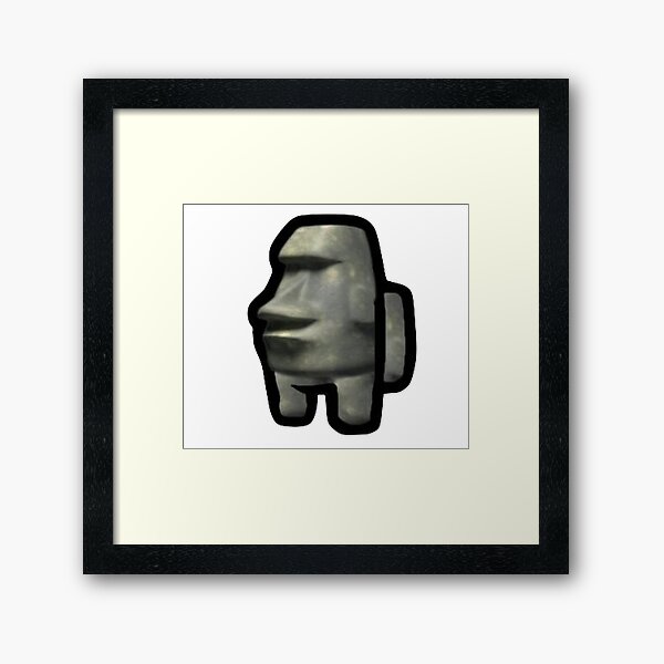 Moai Rock Meme Poster for Sale by azerbera