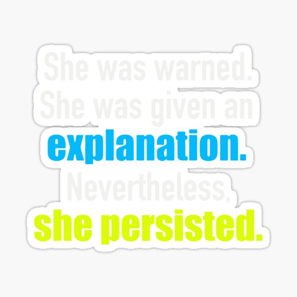 Item preview, She Persisted for Elizabeth Warren designed and sold by Katty Lowe.