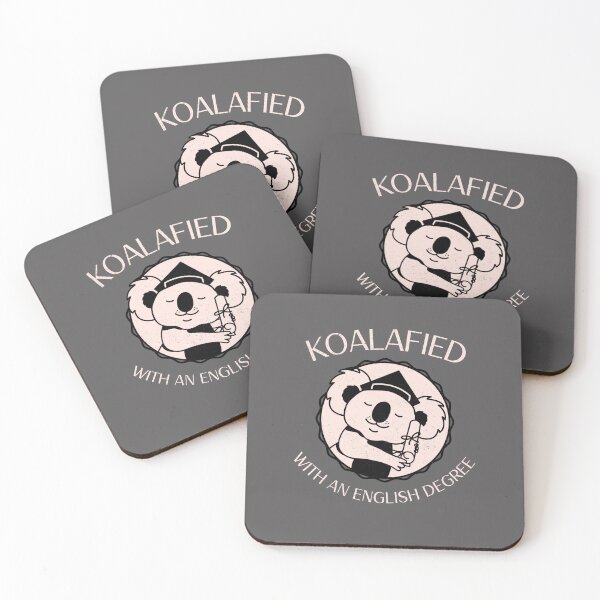 Item preview, Koalafied With an English Degree - University Graduation - Graduatees designed and sold by GraduaTees.