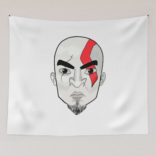 Item preview, Kratos cartoon designed and sold by MatrizGeek.