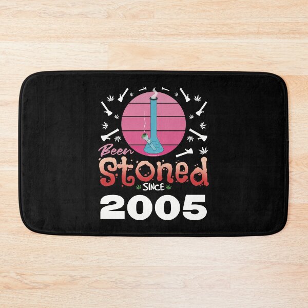 Item preview, Been stoned since 2005 (Pink retro vintage sunset with bong) designed and sold by YomeHayin.