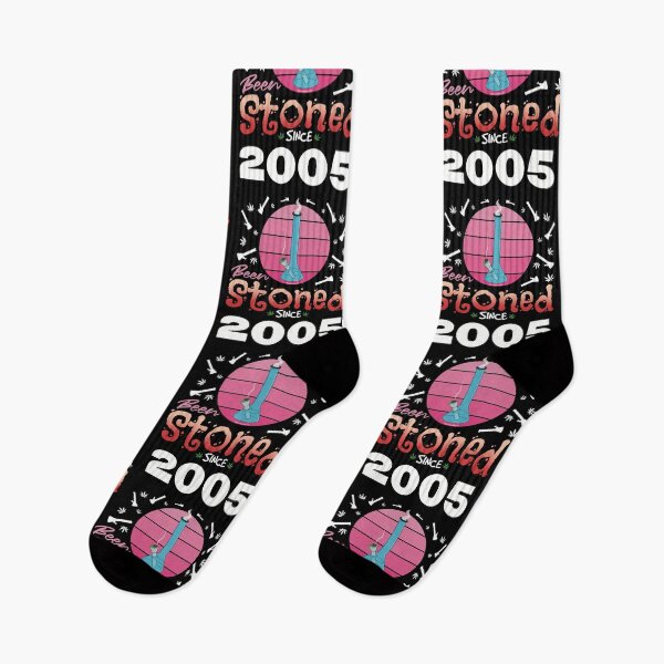 Item preview, Been stoned since 2005 (Pink retro vintage sunset with bong) designed and sold by YomeHayin.