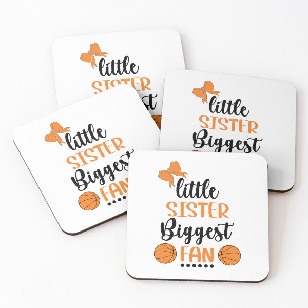 Item preview, Little Sister Biggest Fan Basketball Sister  designed and sold by clothesy7.