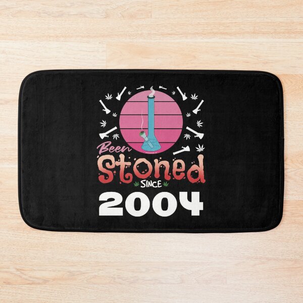 Item preview, Been stoned since 2004 (Pink retro vintage sunset with bong) designed and sold by YomeHayin.