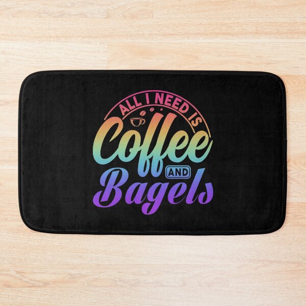 Item preview, All I Need Is Coffee And Bagels, Coffee Meets Bagel, coffee gift designed and sold by MamaSweetea.