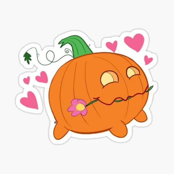 Pumpkin Love Sticker