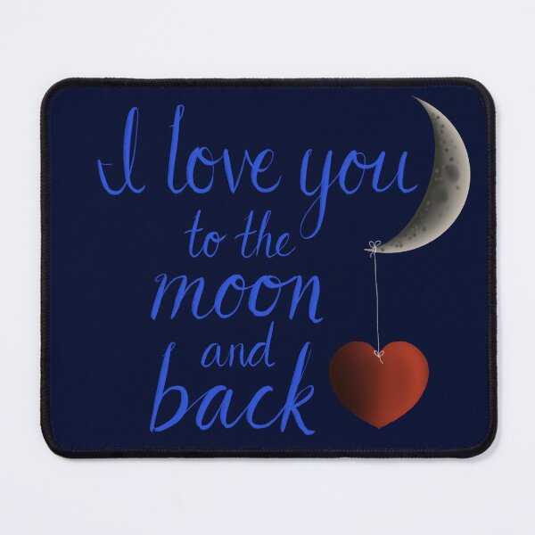 Item preview, I Love You to the Moon and Back designed and sold by TheBarefootMom.