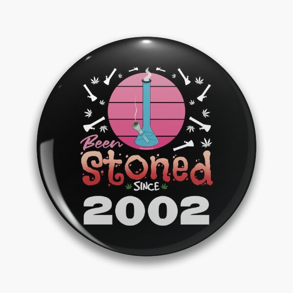 Item preview, Been stoned since 2002 (Pink retro vintage sunset with bong) designed and sold by YomeHayin.