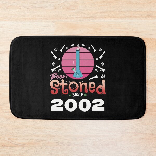 Item preview, Been stoned since 2002 (Pink retro vintage sunset with bong) designed and sold by YomeHayin.
