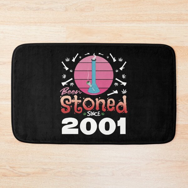 Item preview, Been stoned since 2001 (Pink retro vintage sunset with bong) designed and sold by YomeHayin.