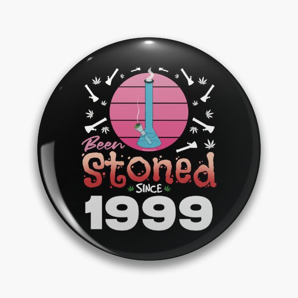 Item preview, Been stoned since 1999 (Pink retro vintage sunset with bong) designed and sold by YomeHayin.