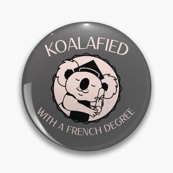 Item preview, Koalafied With a French Degree - University Graduation - Graduatees designed and sold by GraduaTees.
