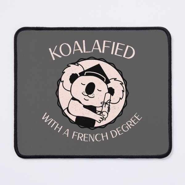 Item preview, Koalafied With a French Degree - University Graduation - Graduatees designed and sold by GraduaTees.