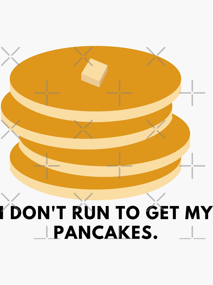 "funny pancake puns" Sticker by axoniej Redbubble