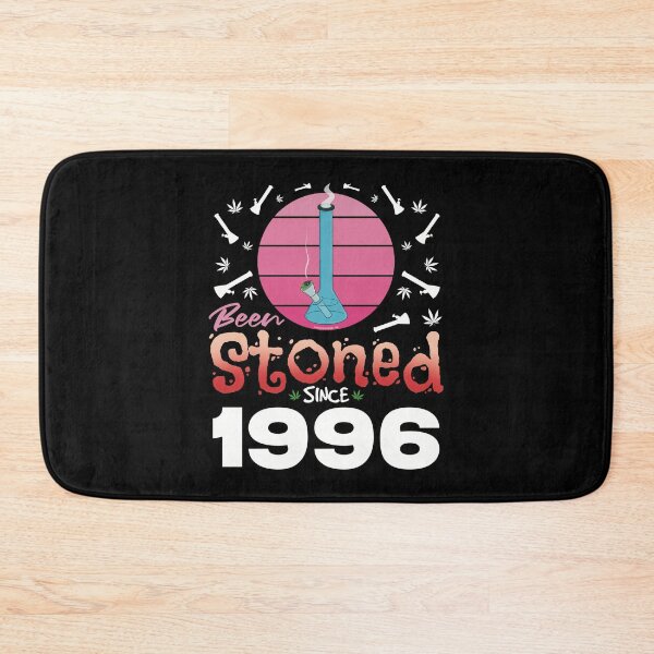 Item preview, Been stoned since 1996 (Pink retro vintage sunset with bong) designed and sold by YomeHayin.