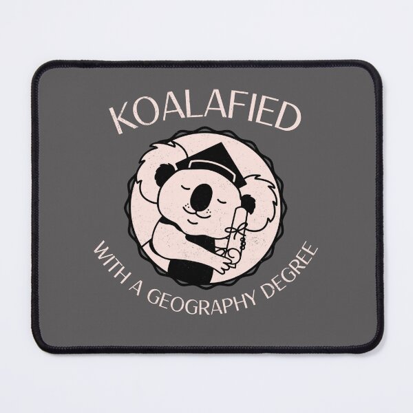 Item preview, Koalafied With a Geography Degree - University Graduation - Graduatees designed and sold by GraduaTees.