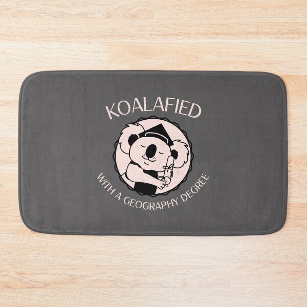Item preview, Koalafied With a Geography Degree - University Graduation - Graduatees designed and sold by GraduaTees.