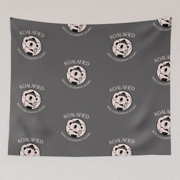 Item preview, Koalafied With a Geography Degree - University Graduation - Graduatees designed and sold by GraduaTees.