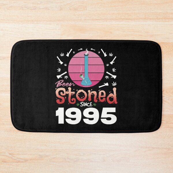 Item preview, Been stoned since 1995 (Pink retro vintage sunset with bong) designed and sold by YomeHayin.