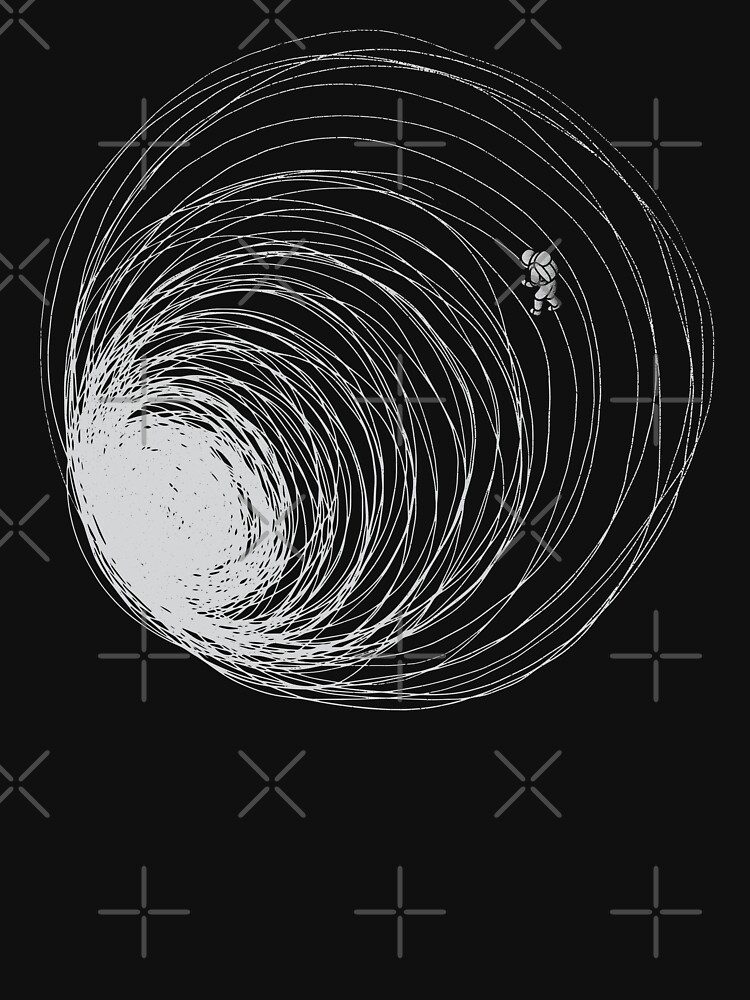 Thumbnail 7 of 7, Classic T-Shirt, Black Hole Astronaut Lost in Space by Tobe Fonseca designed and sold by tobiasfonseca.