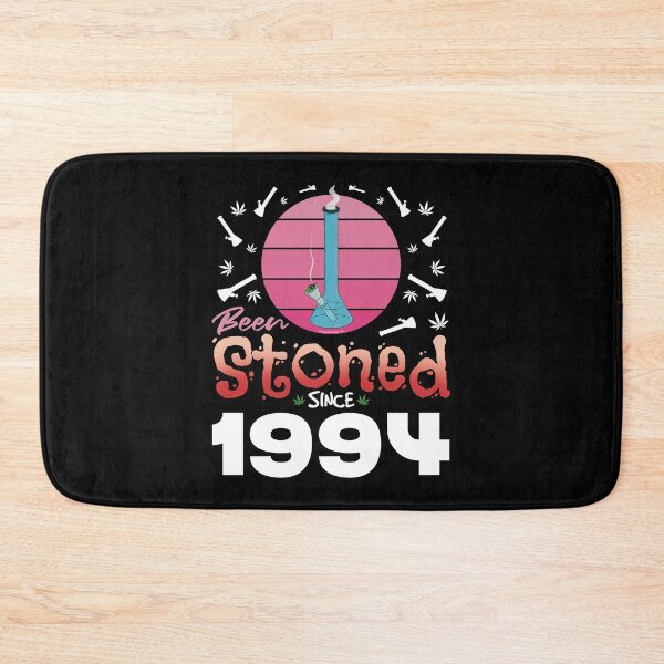 Item preview, Been stoned since 1994 (Pink retro vintage sunset with bong) designed and sold by YomeHayin.