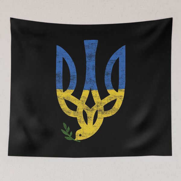Item preview, Ukraine Trident No War - Slava Ukraina - Freedom Ukraine designed and sold by Teelightful.