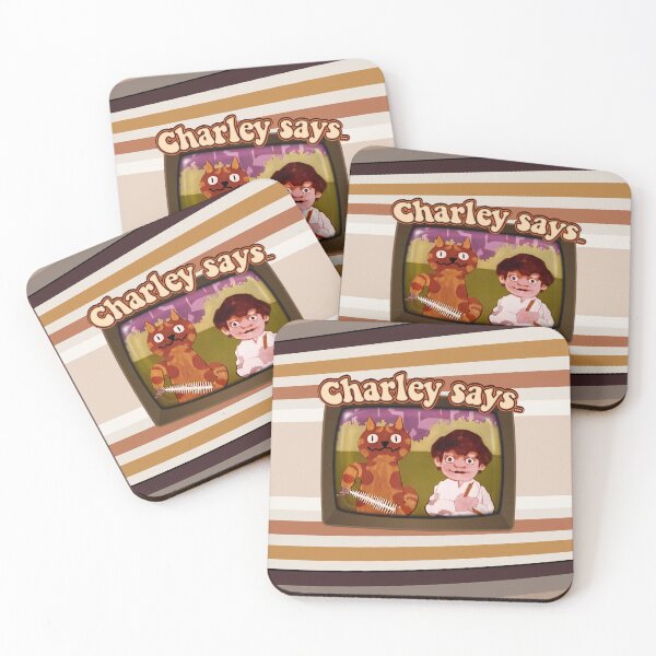 Item preview, Charley Says... Charley the Cat (on the TV set) Public Information Films- Vintage Seventies Retro  designed and sold by RetroTeeStudio.