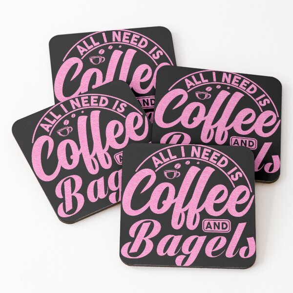 Item preview, All I Need Is Coffee And Bagels, Coffee Meets Bagel, coffee gift designed and sold by MamaSweetea.