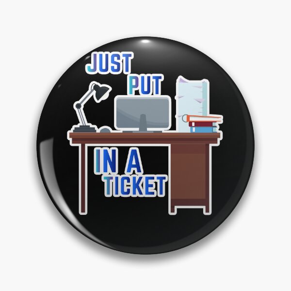 Artikelvorschau, Ich habe gerade ein Ticket für Helpdesk-Tech-Support-Grafiken erstellt entworfen und verkauft von ufodinosaur.