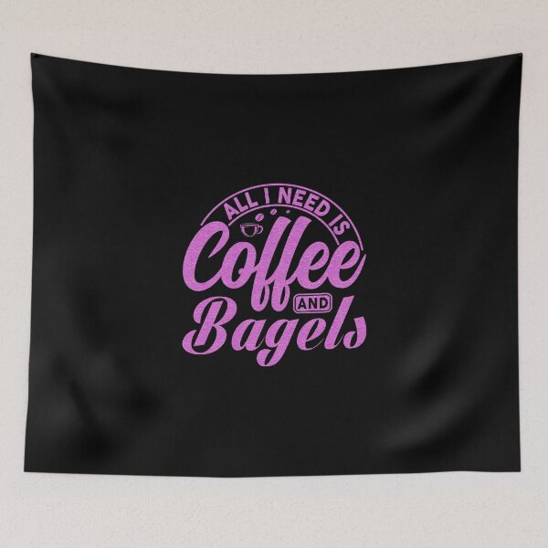 Item preview, All I Need Is Coffee And Bagels, Coffee Meets Bagel, coffee gift designed and sold by MamaSweetea.