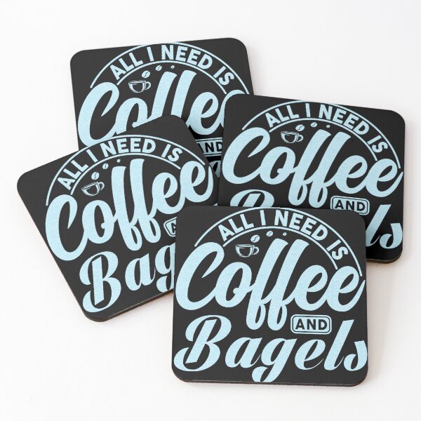 Item preview, All I Need Is Coffee And Bagels, Coffee Meets Bagel, coffee gift designed and sold by MamaSweetea.