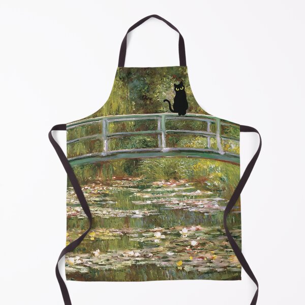 Item preview, Nenúfares de Claude Monet | Estampados de gatos de Monet Waterlily designed and sold by Artone369.