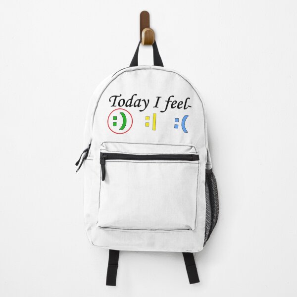 Item preview, Today I feel- Happy (black) designed and sold by WillDoo.