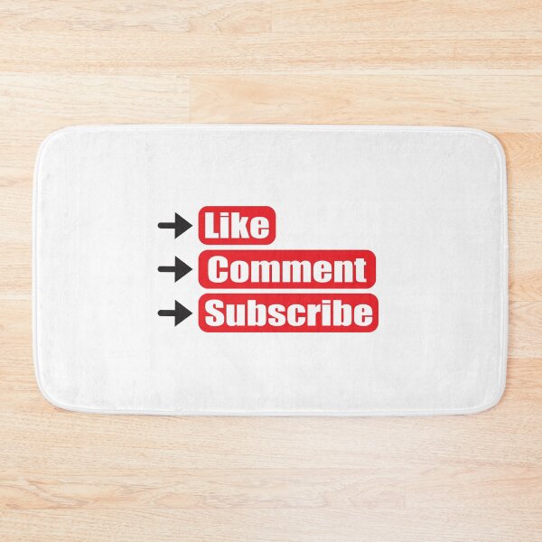 Item preview, Like Comment Subscribe! designed and sold by YassOrNope.