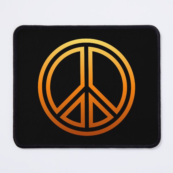 Item preview, CND peace symbol - sunset designed and sold by BTCelebration.