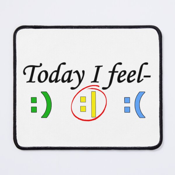 Item preview, Today I feel- Meh (black) designed and sold by WillDoo.