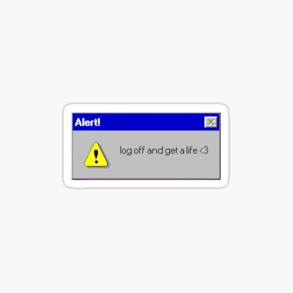 Vista previa del artículo con la obra «Aviso estético de Windows 95», diseñado y vendido por Peeshes.