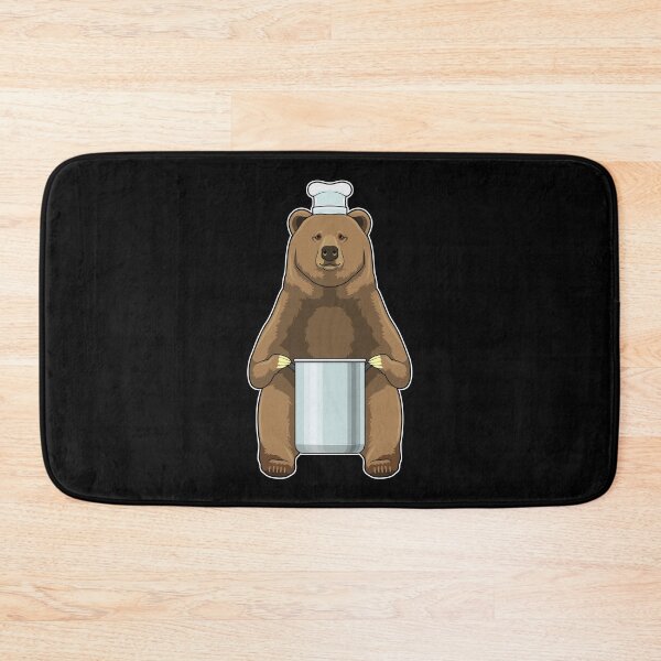 Item preview, Bear as Cook with Cooking pot designed and sold by Snabdesign84.