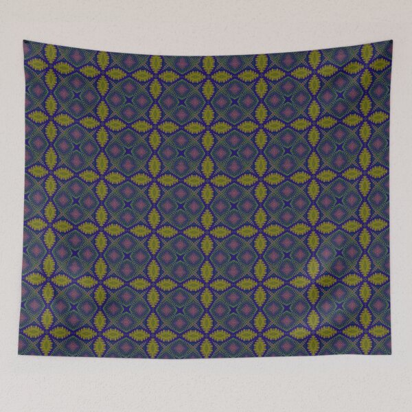 Item preview, African print Colorful green, purple, dark blue and yellow colors.  designed and sold by NaniniDesigns.