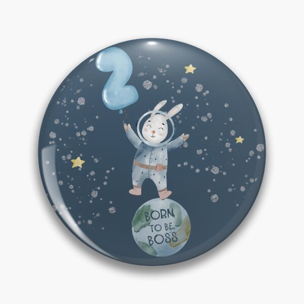 Item preview,  Born to be Boss! Future Space Explorer. Happy 2-nd Birthday! Birthday Boy,Birthday Girl. designed and sold by Miri-amI.