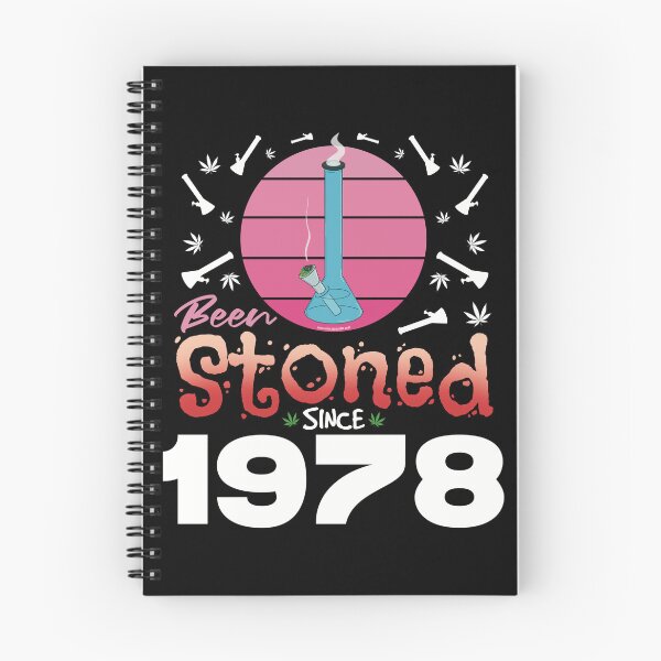 Item preview, Been stoned since 1978 (Pink retro vintage sunset with bong) designed and sold by YomeHayin.