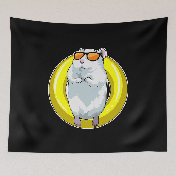 Item preview, Hamster Swimming Inflatable float Summer designed and sold by Snabdesign84.