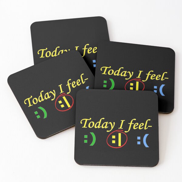 Item preview, Today I feel- Meh (yellow) designed and sold by WillDoo.