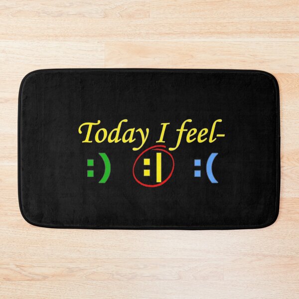 Item preview, Today I feel- Meh (yellow) designed and sold by WillDoo.